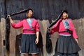 LONGSHENG PING AN, GUANGXI AUTONOMOUS REGION, CHINA Ã¢â¬â CIRCA JUNE 2016: Portrait of the long hair women from ethnic minority Yao